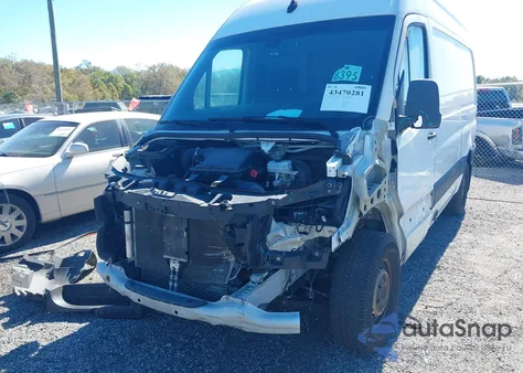 2021 Mercedes-Benz Sprinter 2500 Standard Roof V6 from USA, damaged, VIN W1Y4EBHYXMT057881